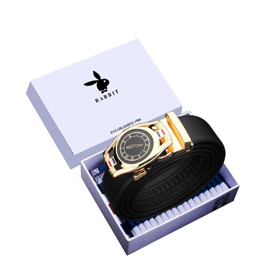 Thắt lưng/ dây nịt nam mặt đồng hồ độc lạ có túi hộp đựng theo kèm LOẠI 1