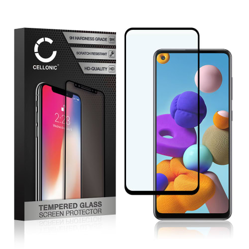 Cường lực full màn cho Samsung Galaxy A21S (Đen)