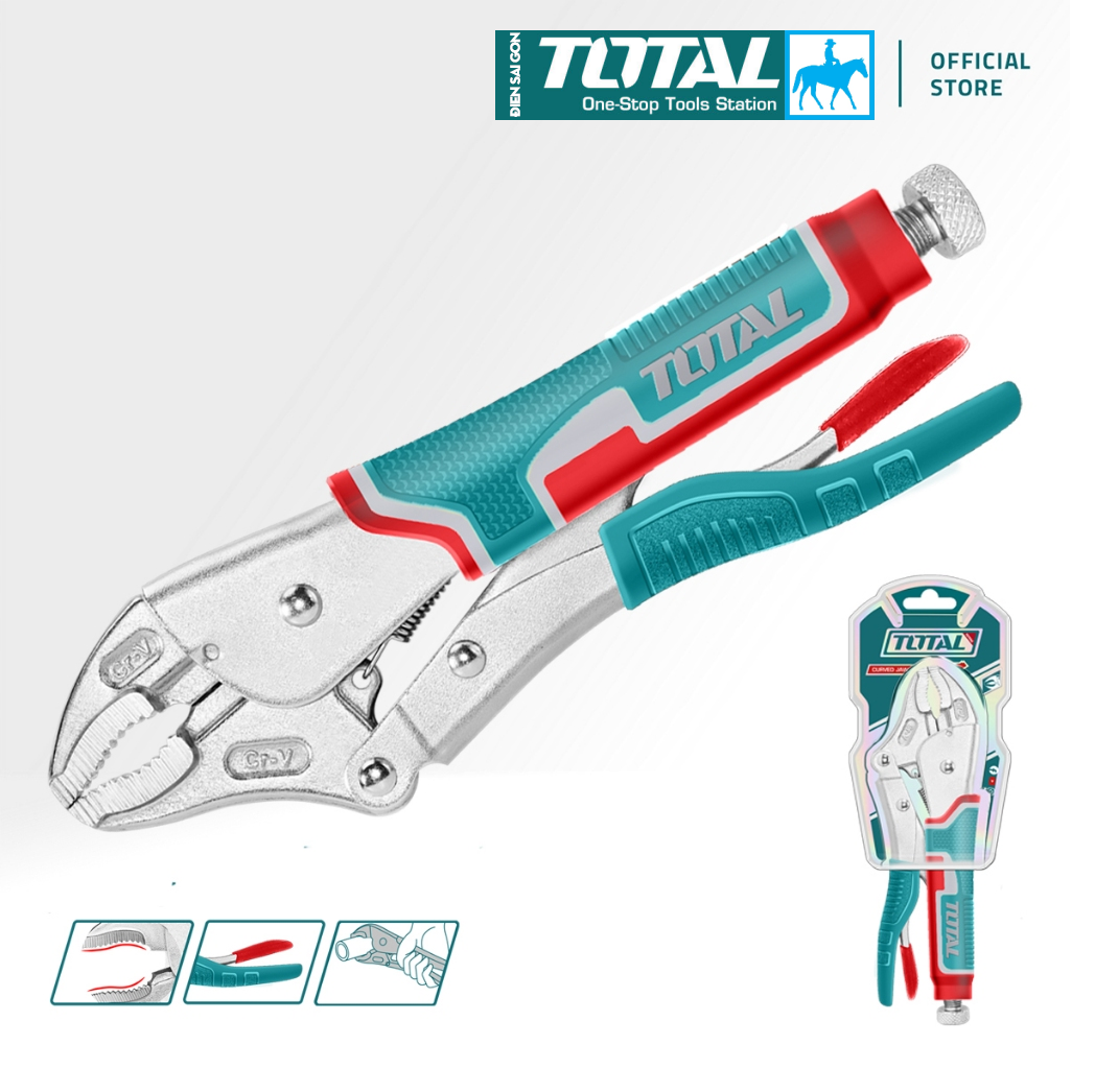 Kềm Kìm Bấm Khóa Chết 10inch 250mm TOTAL WADFOW THT191003 THT191002