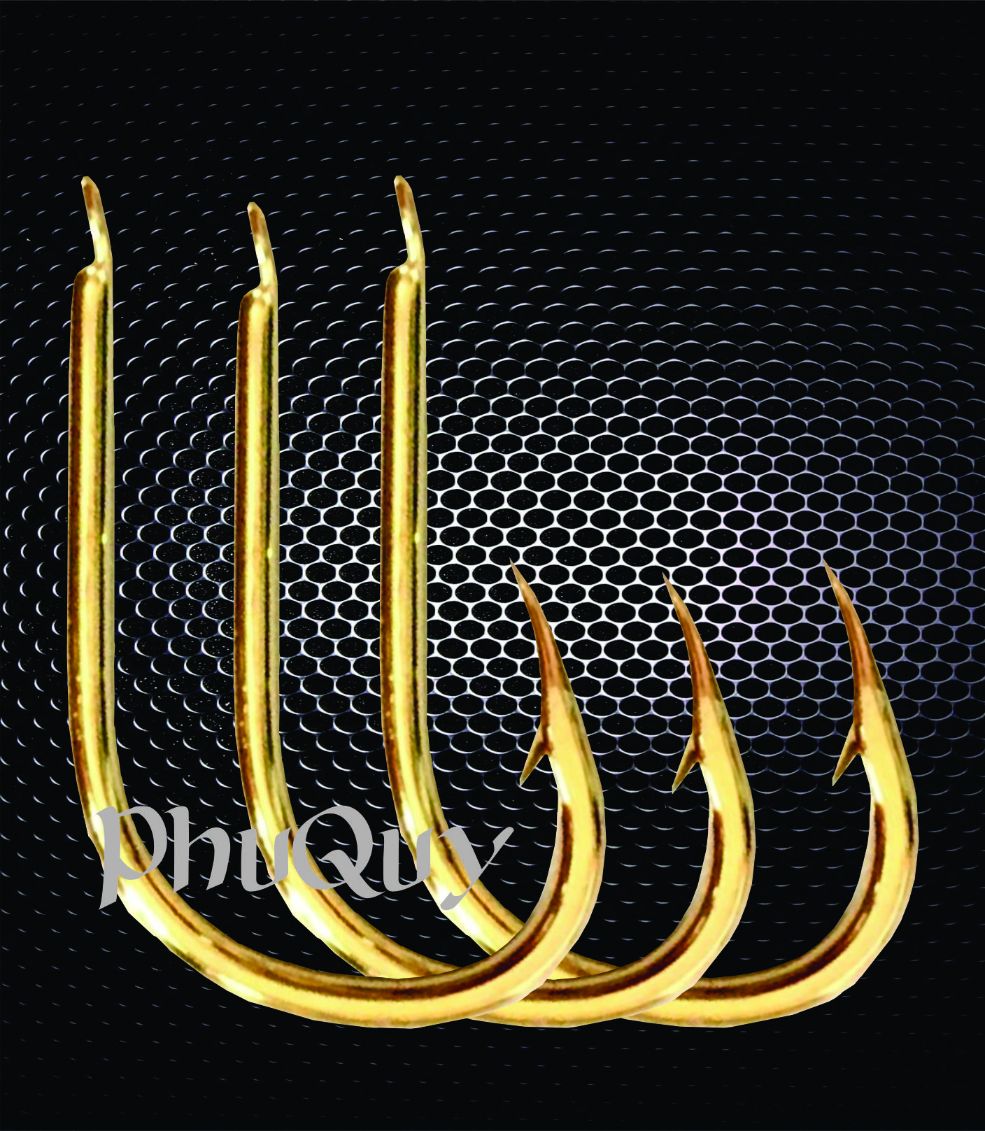 Hộp 100 Lưỡi Câu Thép Nghạnh Nhọn ( Mã V )