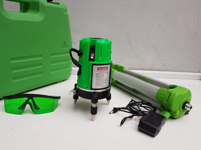 Máy cân mực laser 5 tia xanh Fervor