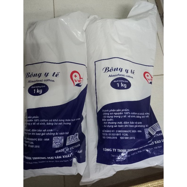 Bông cân Y Tế 1kg