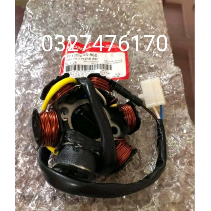 Cuộn lửa phát điện xe WAVE thái, Alpha, FUTURE 1... zin