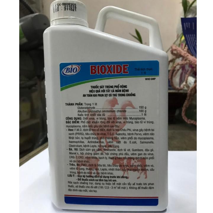 Sát trùng chuồng trại BIOXIDE [1 lít] hiệu quả, an toàn