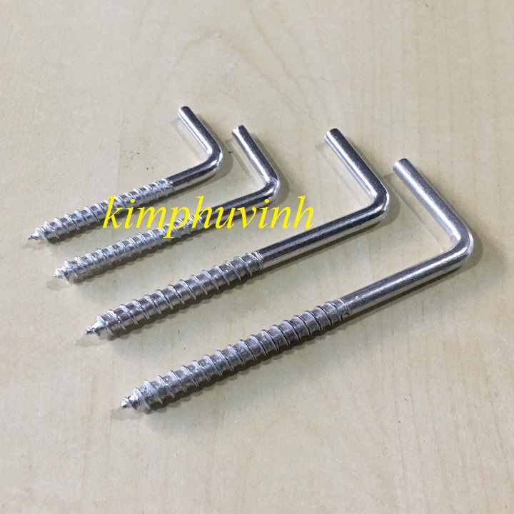 Bộ 10 cái - 8CM chiếc vít chữ L - Móc màn 8p