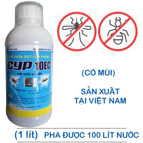 Thuốc diệt muỗi và kiến CYP 10ec thuốc xịt muỗi y tế diệt muỗi kiến gián