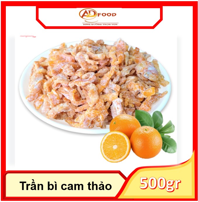 1kg mứt trần bì cam thảo