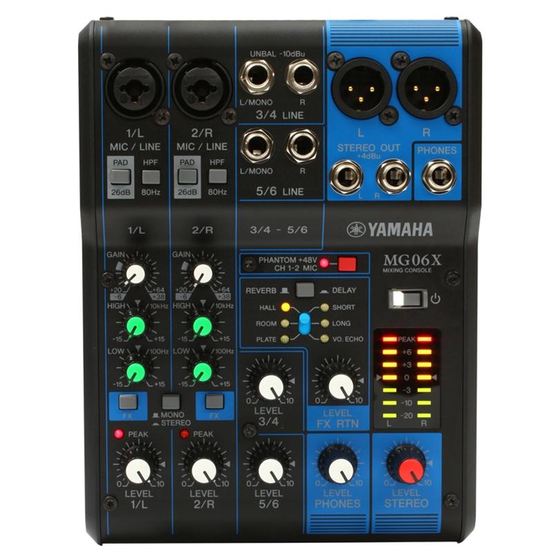 [HCM]BÀN TRỘN MIXER YAMAHA MG06X CHÍNH HÃNG MADE IN MALAYSIA