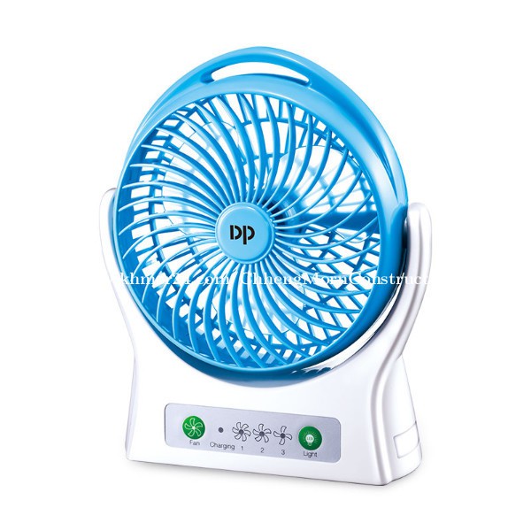 QUẠT SẠC SIÊU MÁT USB DP7605 - 3 TỐC ĐỘ GIÓ - ĐÈN LED