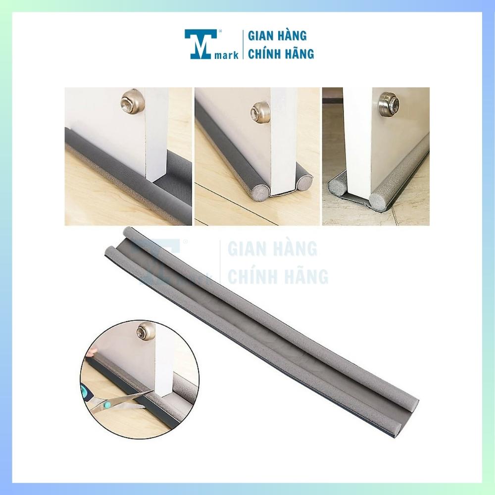 Nẹp xốp bịt đáy cửa cách nhiệt bớt bụi côn trùng Miếng chặn khe cửa chống côn trùng bụi bẩn tránh kẹt chân bé dài 93cm Tmark