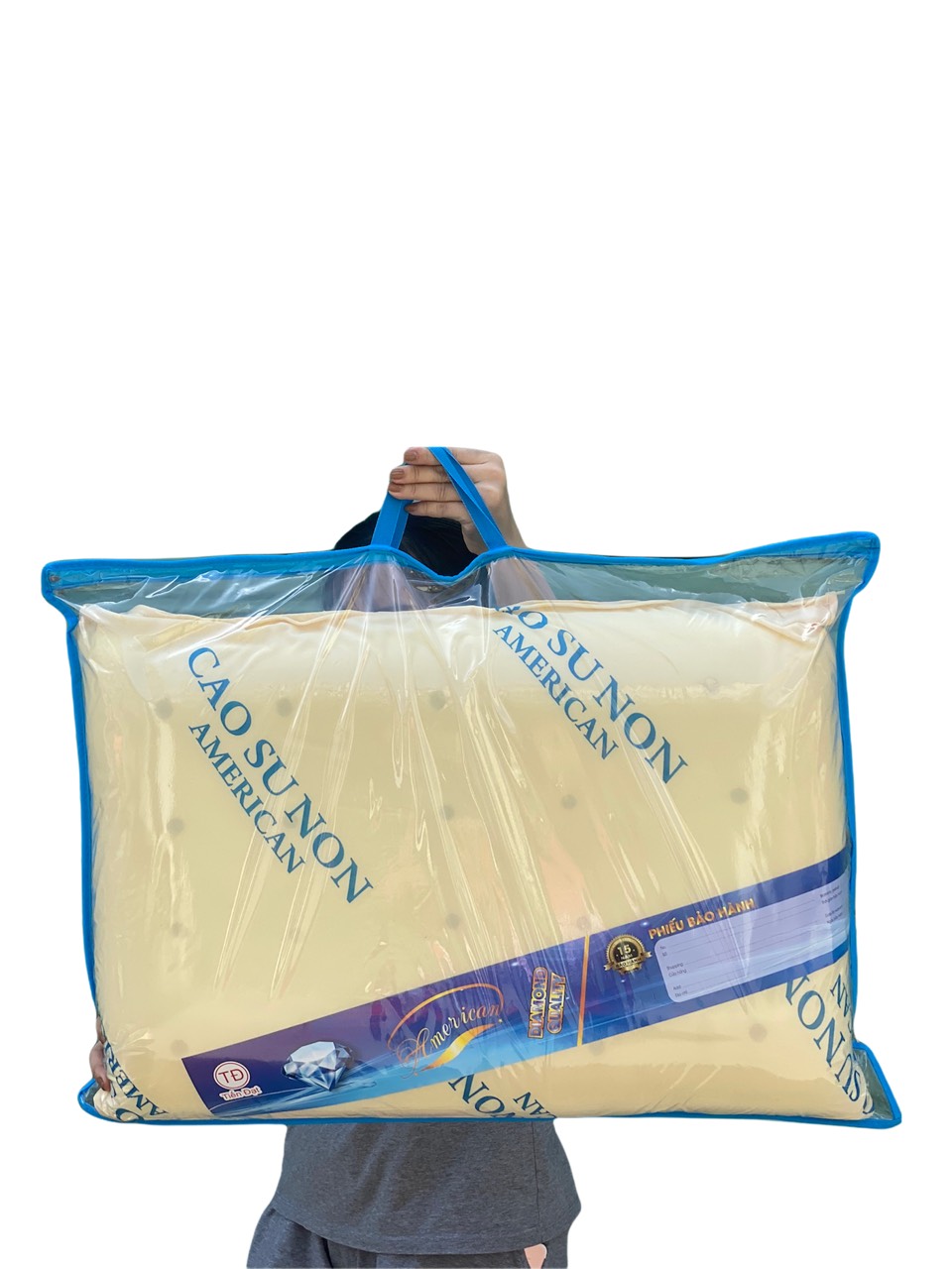 Ruột Gối Nằm Cao Su Siêu Êm 40x60cm