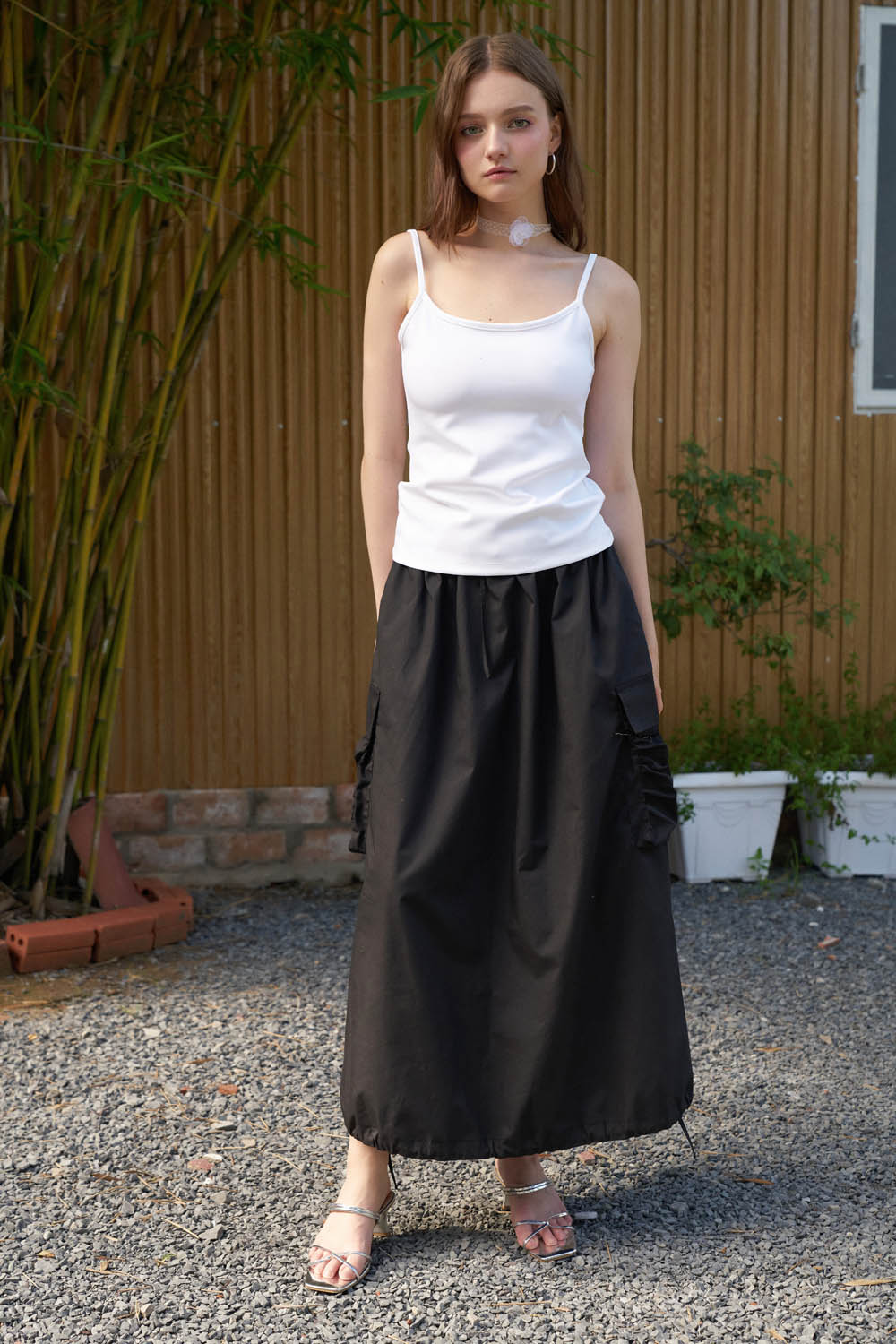 [OUTLET SALE] DOTTIE - Áo hai dây vải thun - T0733