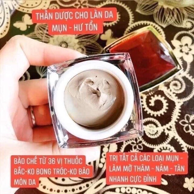Cao mụn sâm đỏ 36 vị - meea organic Hủ Lớn 15Gr