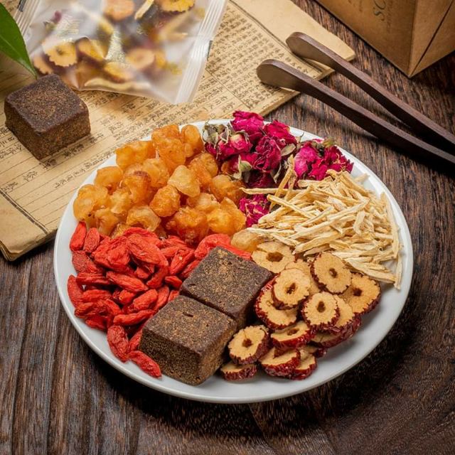 [HCM]COMBO 10 GÓI TRÀ HOA VIÊN ĐƯỜNG ĐEN GÓI HSD: 26/2/2023