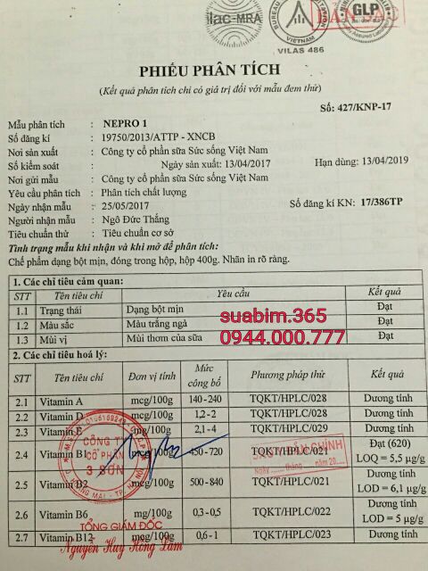 [CHÍNH HÃNG] Sữa Bột Vitadairy Nepro 1 - Hộp 900g (Giảm Protein; Dành cho người bệnh thận có URÊ huyết tăng)