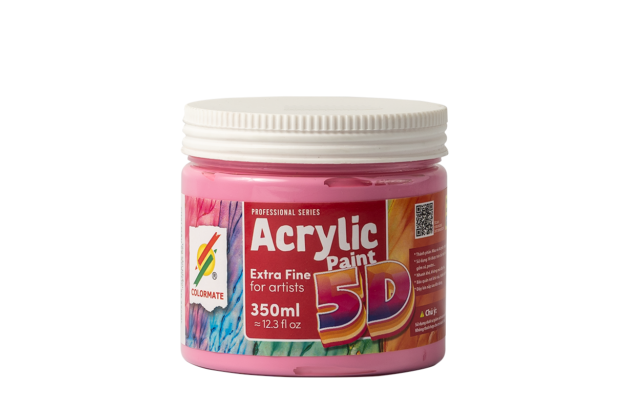 Màu vẽ Colormate ACRYLIC 5D lọ 350ml - COLORMATE