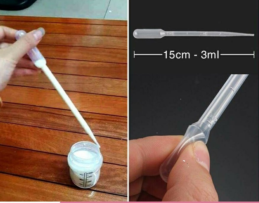 Combo 10 ống bón sữa 3ml dùng 1 lần cho bé lười uống sữa