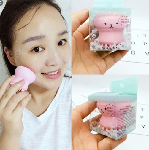 [HCM]Cọ Rửa Mặt Hình Bạch Tuột