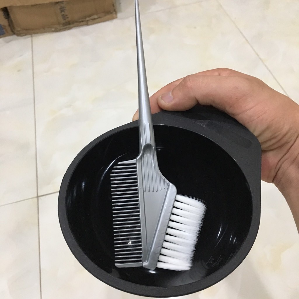 Combo cọ nhuộm+ bát đựng thuốc nhuộm