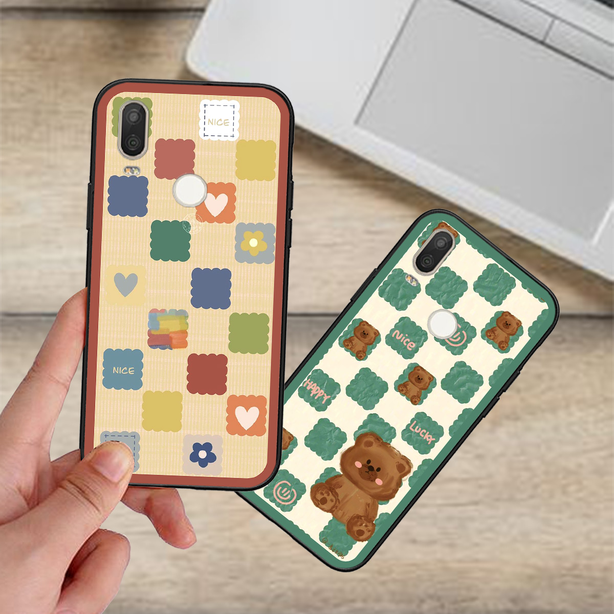 Ốp Vsmart Active 1 / Active 1 Plus / Active 1+ / Active 3 in hình gấu 3D sêu dễ thương cute