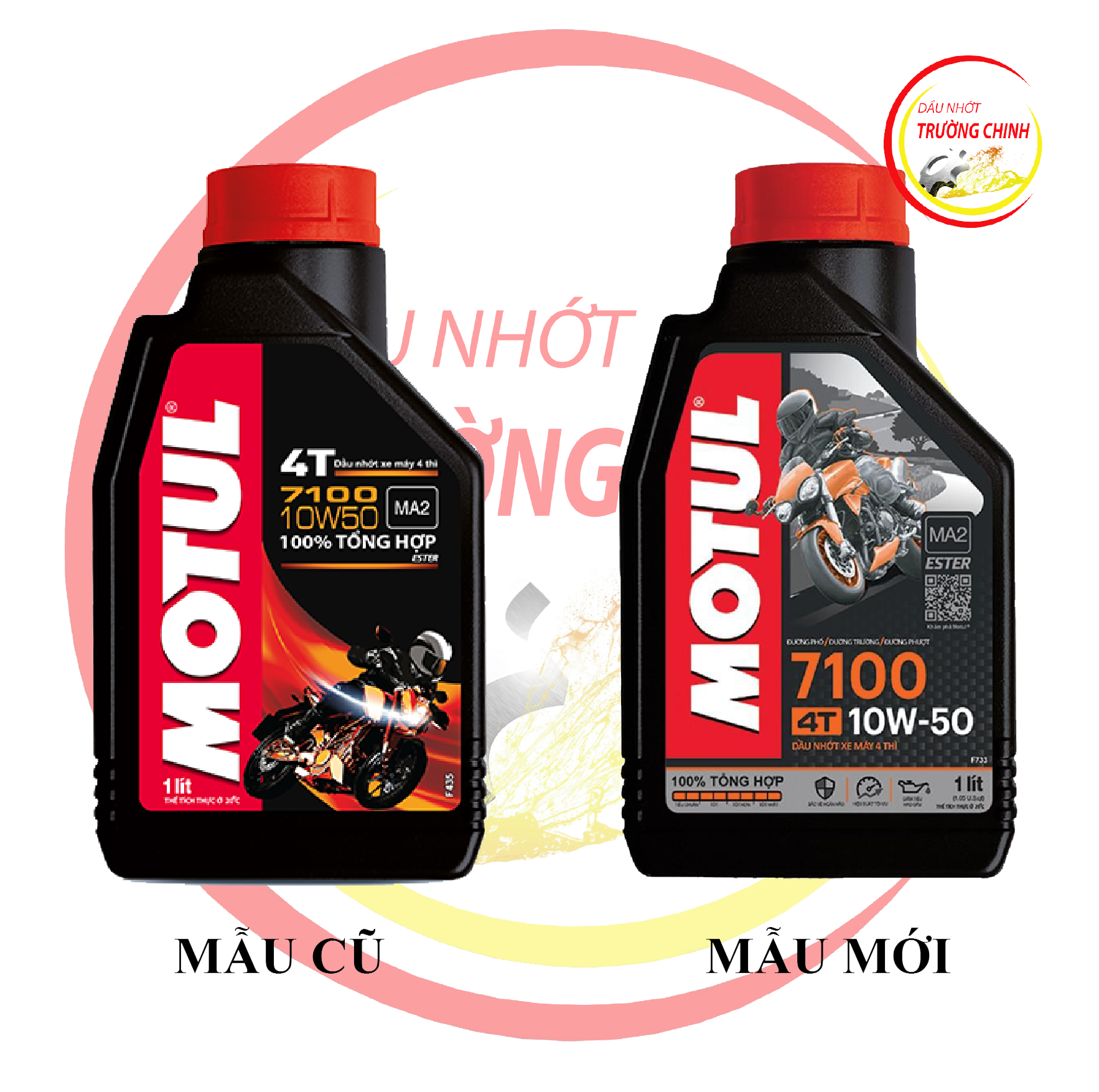Nhớt Motul 7100 10W50 dành cho xe số xe côn