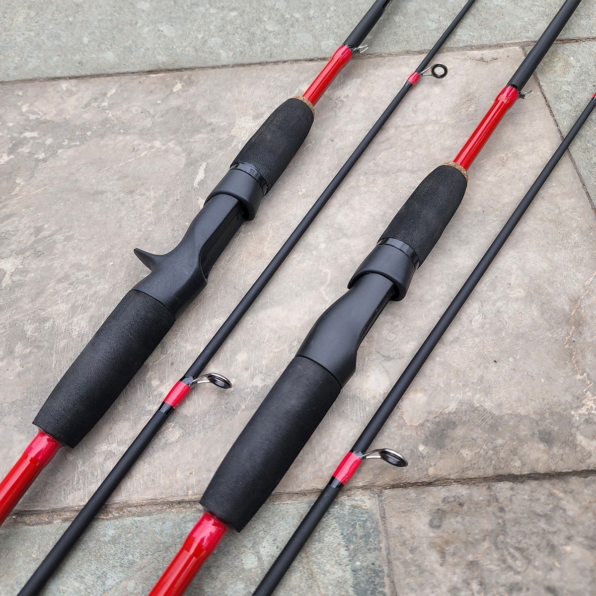 Cần câu lure máy ngang và máy đứng RISE SPIN