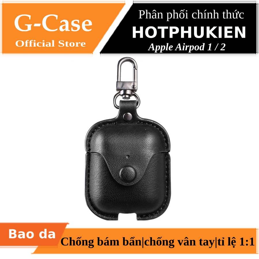 Bao case da cho tai nghe Apple Airpods 1 / 2 hiệu G-Case Bussiness (chống vân tay, chống bám bẩn, vật liệu da cao cấp)  - Phân phối bởi Hotphukien
