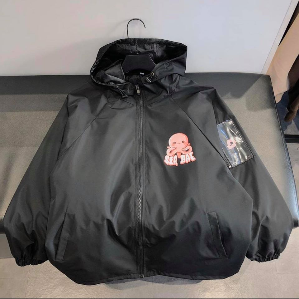 [UnisexStore] ÁO KHOÁC DÙ SEA BAE UNISEX (TÍM, ĐEN)