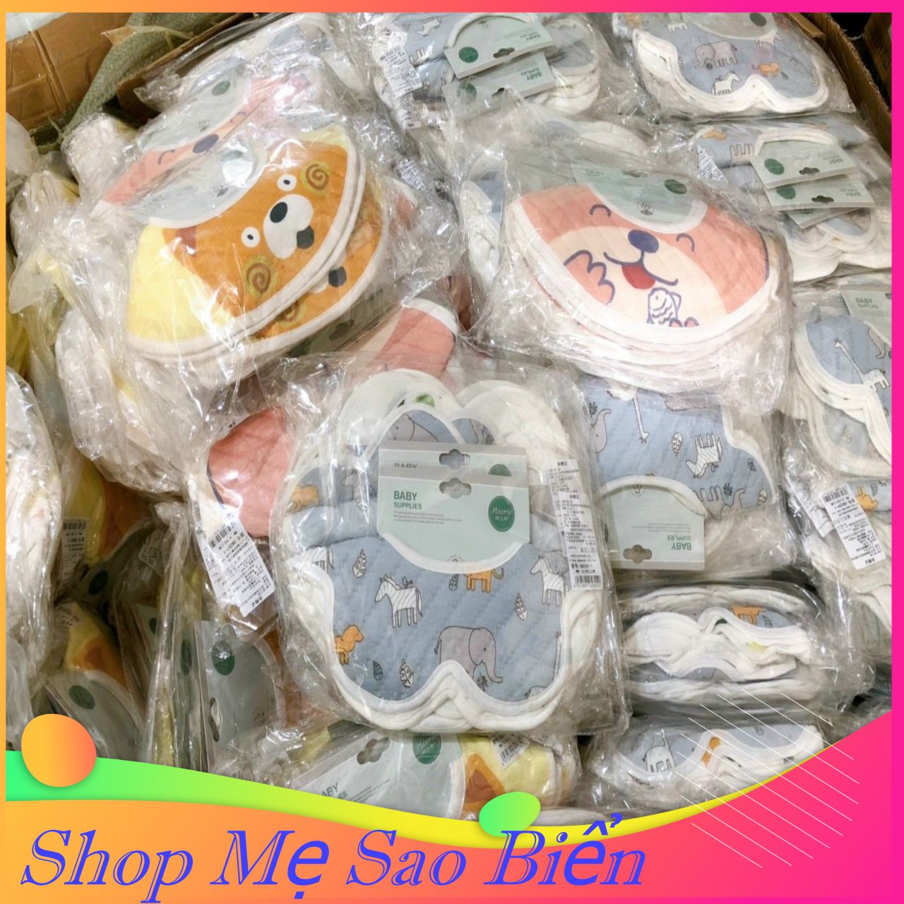 Set 3 yếm chống thấm xuất Hàn
