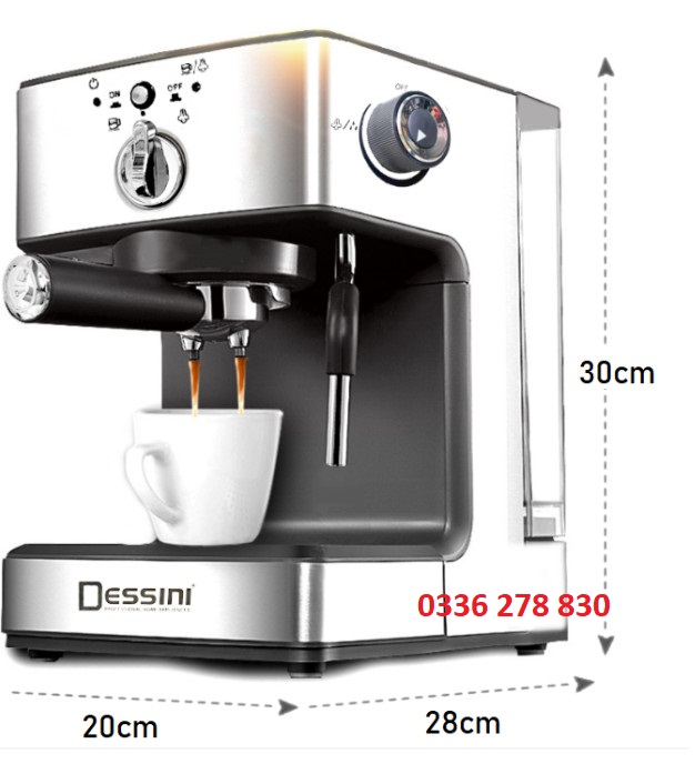 Máy pha cà phê hiệu Dessini công nghệ Ý