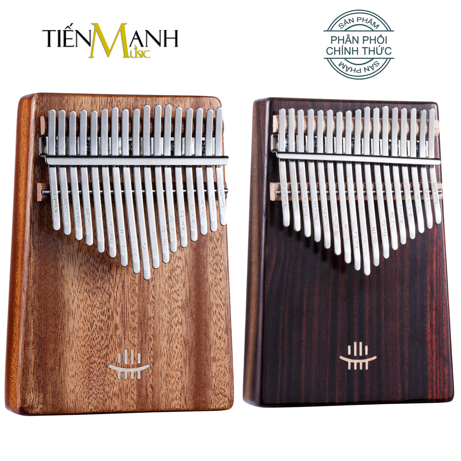 Kalimba 17 Key Hluru KC-KO and KC-RW Genuine (Koa Wood, Rosewood) - Musical Instrument Strong Music