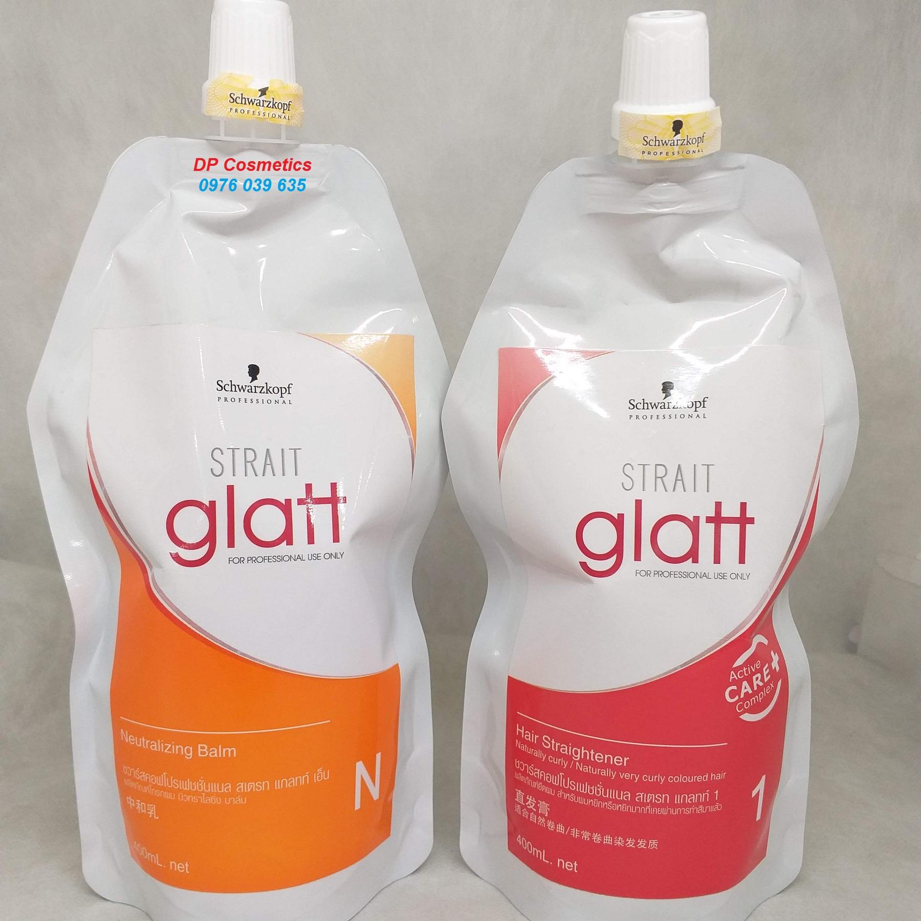 THUỐC DUỖI TÓC SIÊU THẲNG SCHWARZKOPF STRAIT GLATT400ML (NEW)