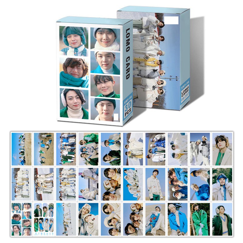 Hộp ảnh Lomo card BTS 30 ảnh