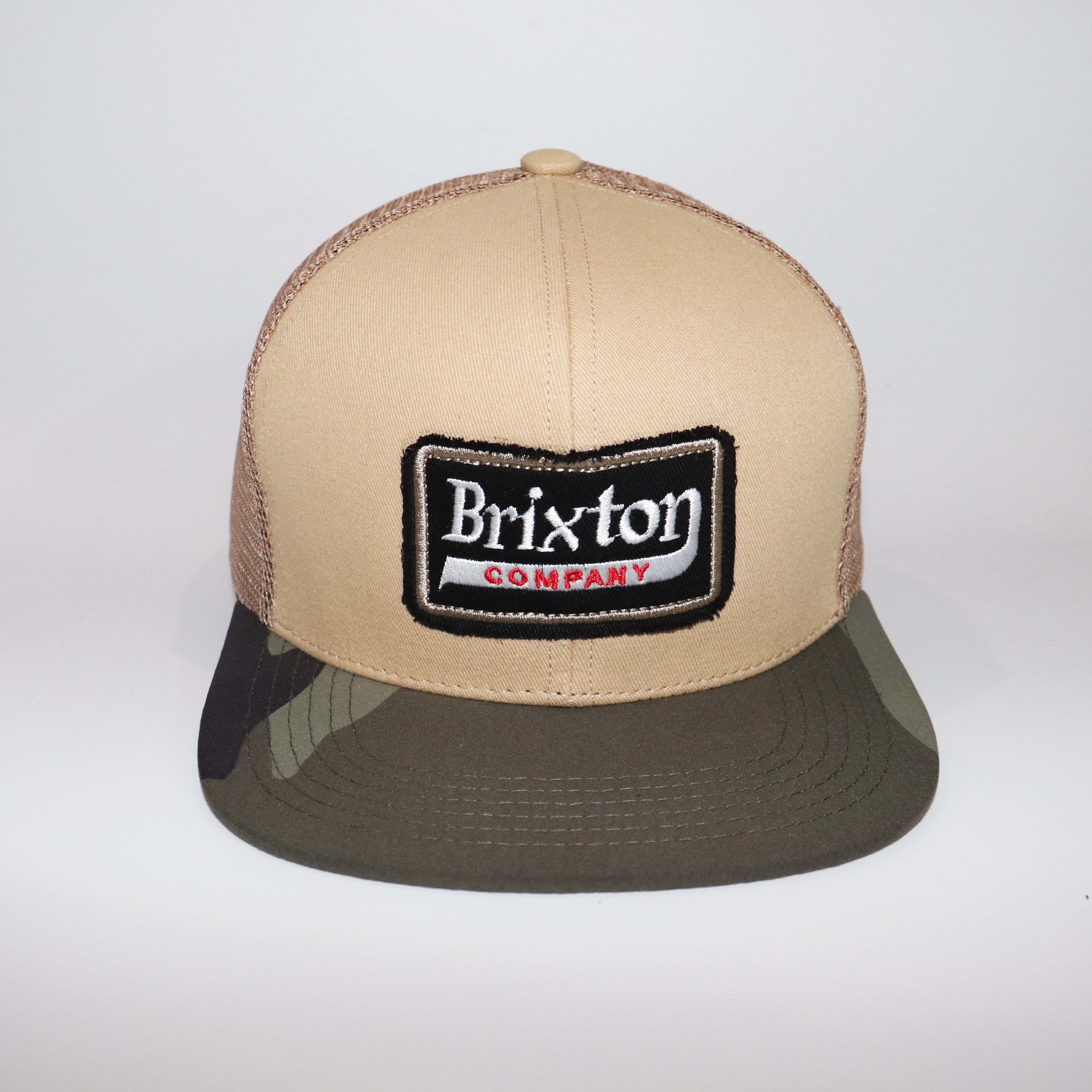 Mũ Snapback NHS BrixtonCamo Lưới Kem phối Camo.