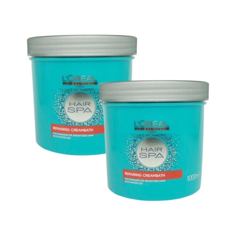 KEM Ủ TÓC LOREAL Hair Spa 1000ml Phục hồi tóc hư tổn