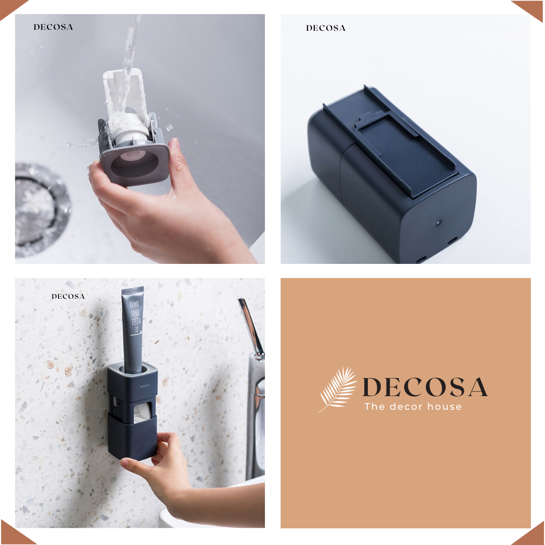 Dụng cụ lấy kem đánh răng tự động dán tường DECOSA