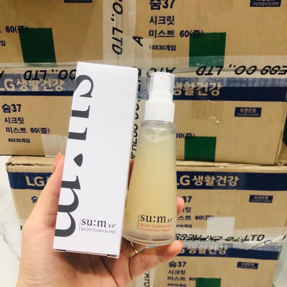 🍄Xịt khoáng nước thần sum( secret esence SUM mist) Set 3 lọ 60ml