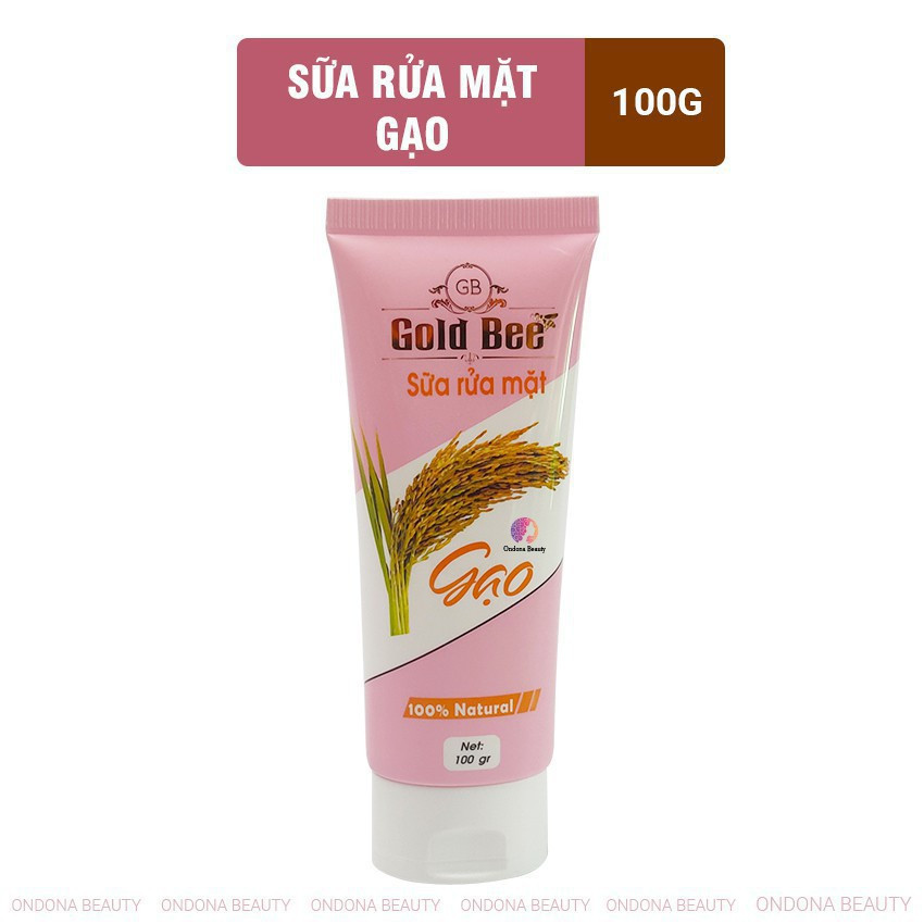 SỮA RỬA MẶT TRẮNG DA NGỪA MỤN GẠO Gold Bee