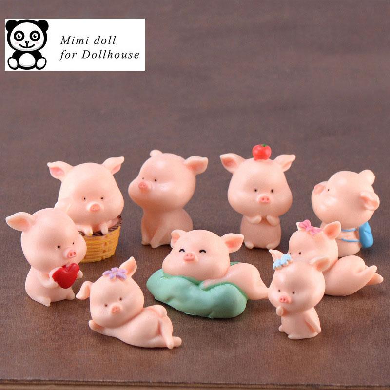 Charm Slime Mô hình set 04 chú heo dễ thương HPMCharm