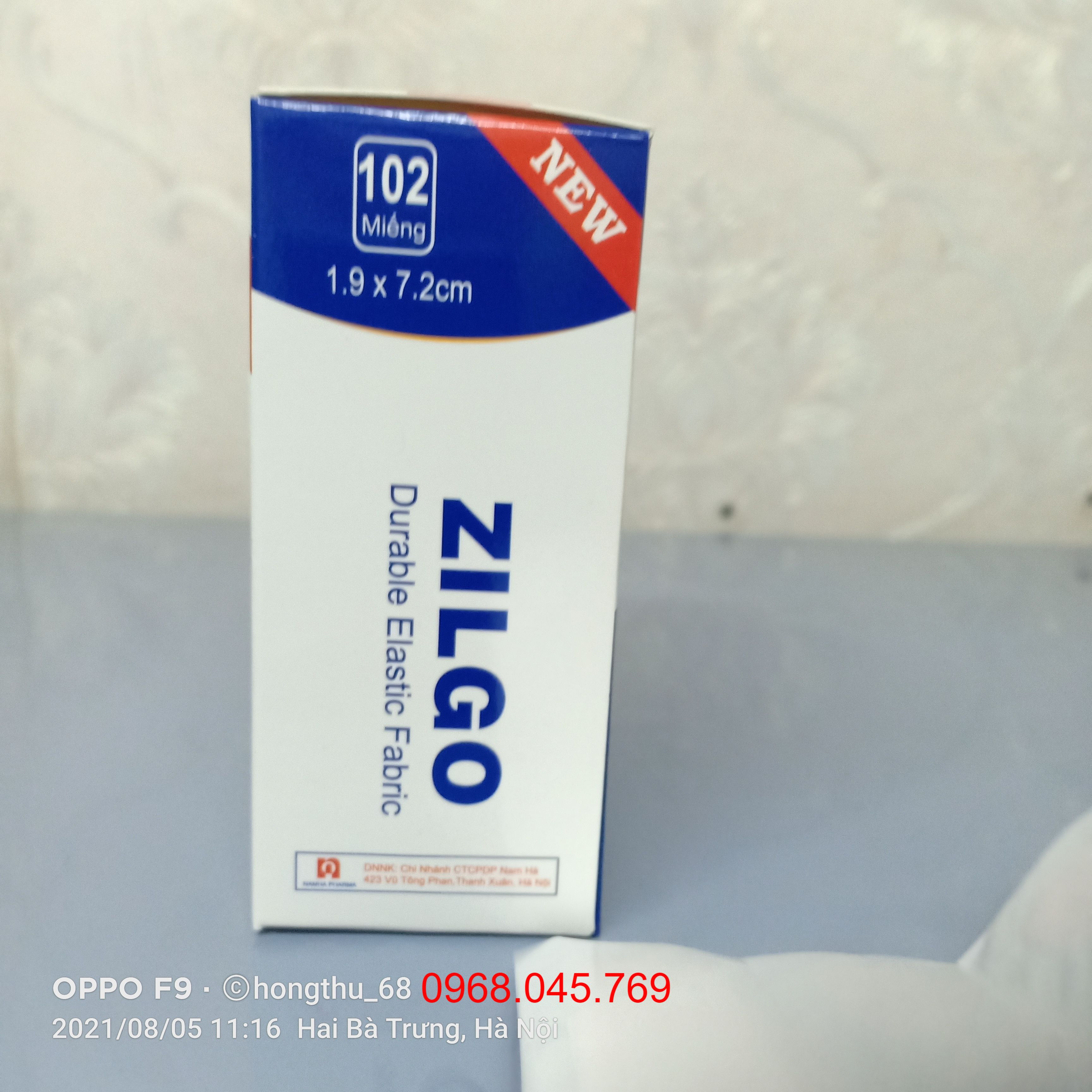 BĂNG CÁ NHÂN ZILGO - HỘP 102 MIẾNG