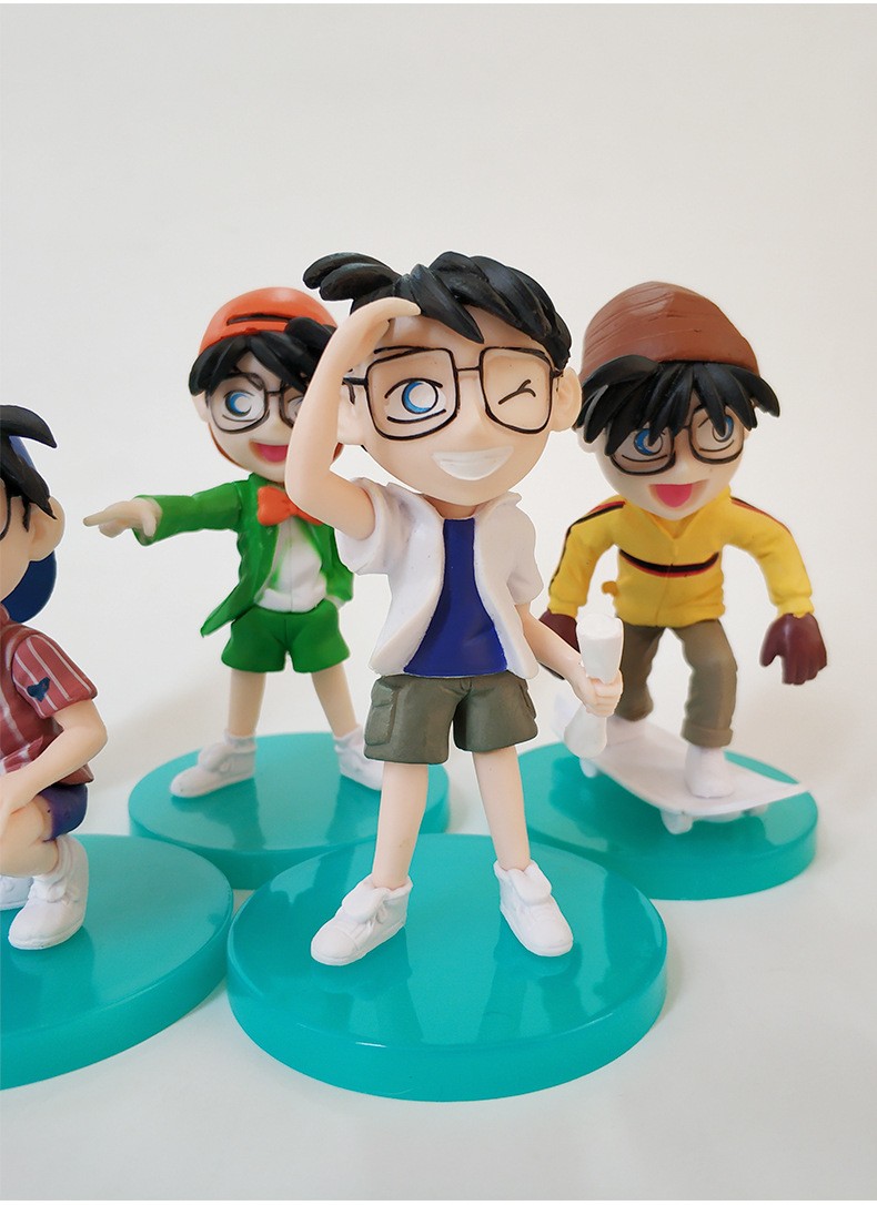 Set 05 Mô Hình Nhân Vật Thám Tử Lừng Danh Conan - Mẫu 02