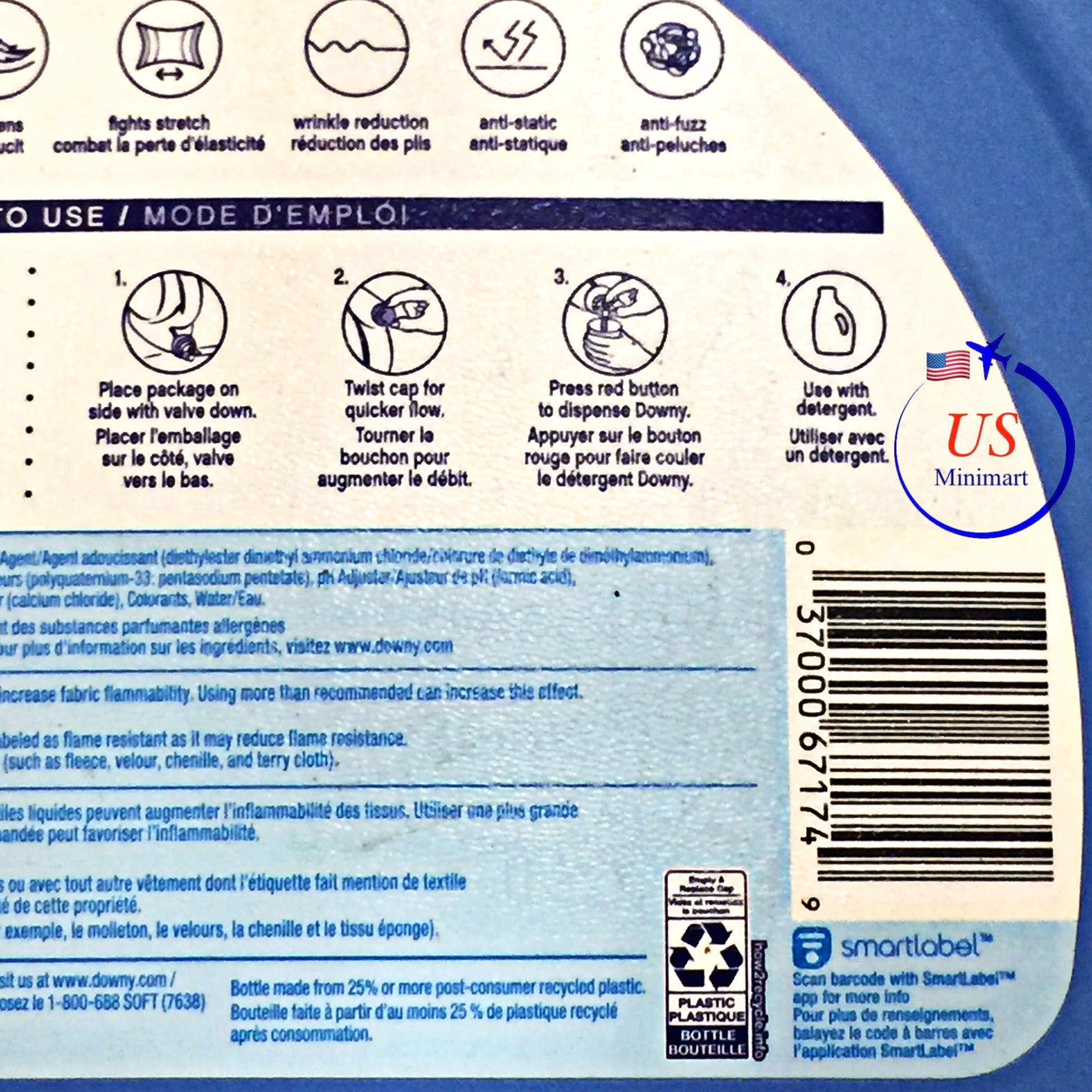 Nước xả vải ULTRA DOWNY của MỸ (có 2 size)