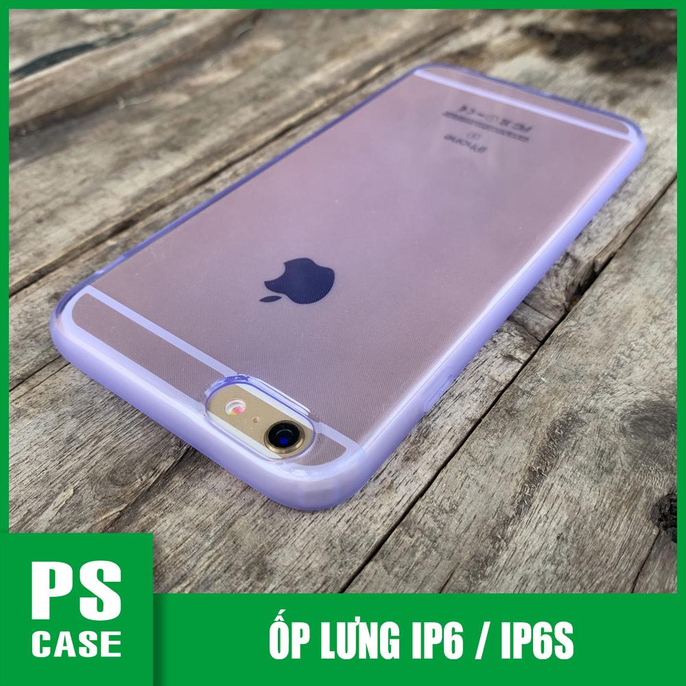 Ốp lưng dẻo tím mờ chống sốc cao cấp dành cho iPhone 6 / iPhone 6s - PS Case phân phối