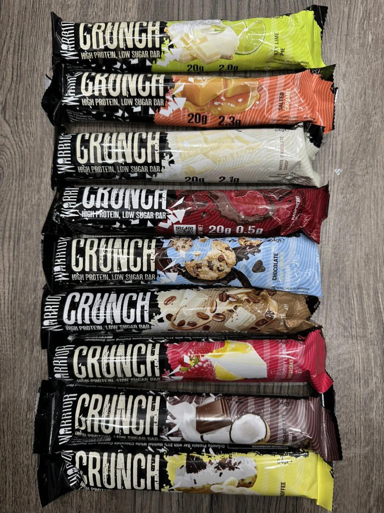 Warrior Crunch High Protein Bar, Low Sugar Bar (1 thanh)