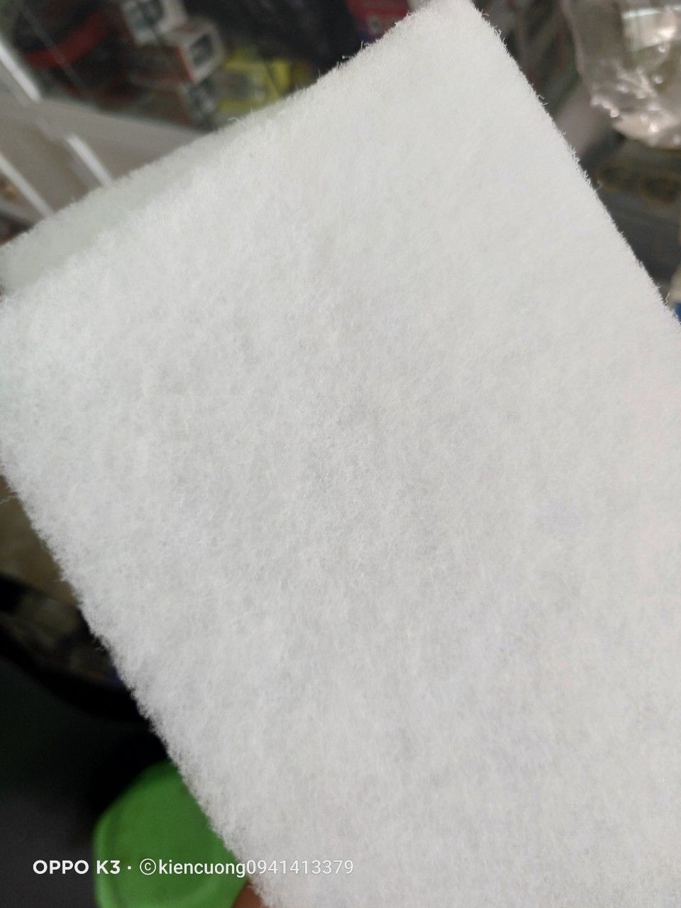 Xốp lọc Trắng Dài cho bể cá hồ cá
