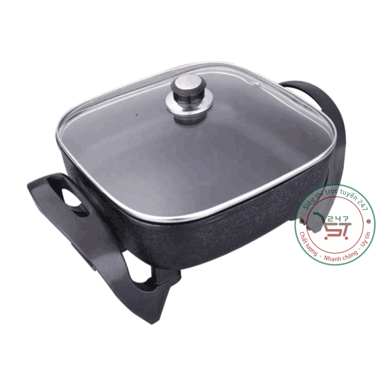 Nồi lẩu điện đa năng bếp lẩu điện vừa nấu lẩu vừa nướng là món đồ gia dụng tiện lợi trong gia đình|Siêu thị trực tuyến 247