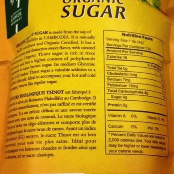 Đường thốt nốt hữu cơ Campuchia Confirel organic thnot sugar