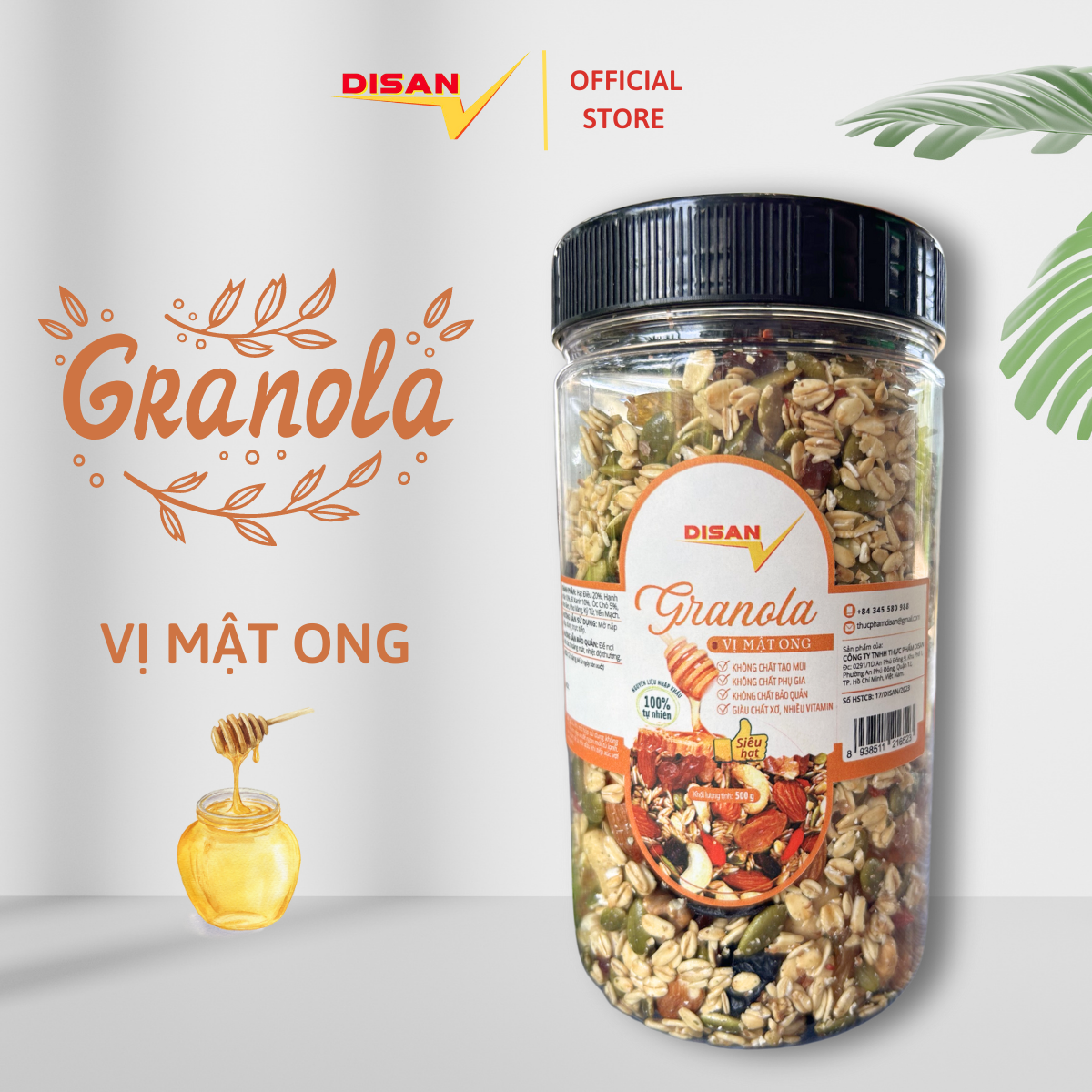 NGŨ CỐC GRANOLA SIÊU HẠT HEALTHY & FRESH