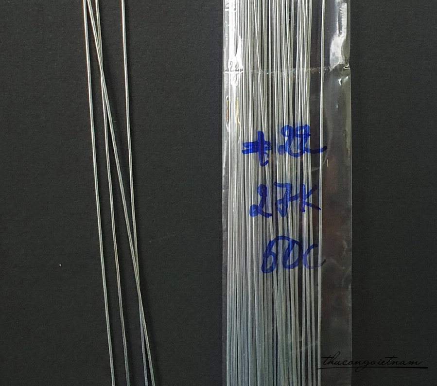 Kẽm cành bạc dài 40cm 50 cây