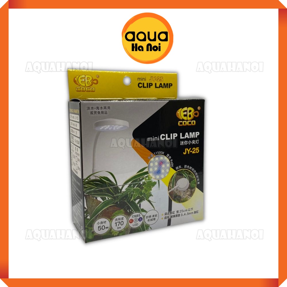 Đèn led rọi bể cá thủy sinh mini Coco JY-25